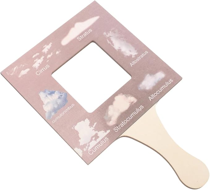 COHEALI Nature Guide Finder Viewer Outdoor Identification Guide Tool for Cloud Identification and Nature Photography Double-Sided Frame for Kids Exploration - Image 9
