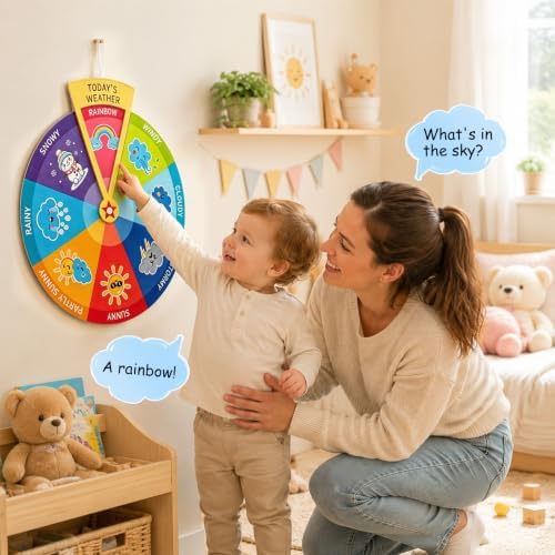 Weather Wheel for Kids Weather Chart for Classroom Preschool Decor - Image 6