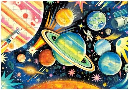 Mudpuppy - Outer Space 100 Piece Jigsaw Puzzle for Kids - Image 4