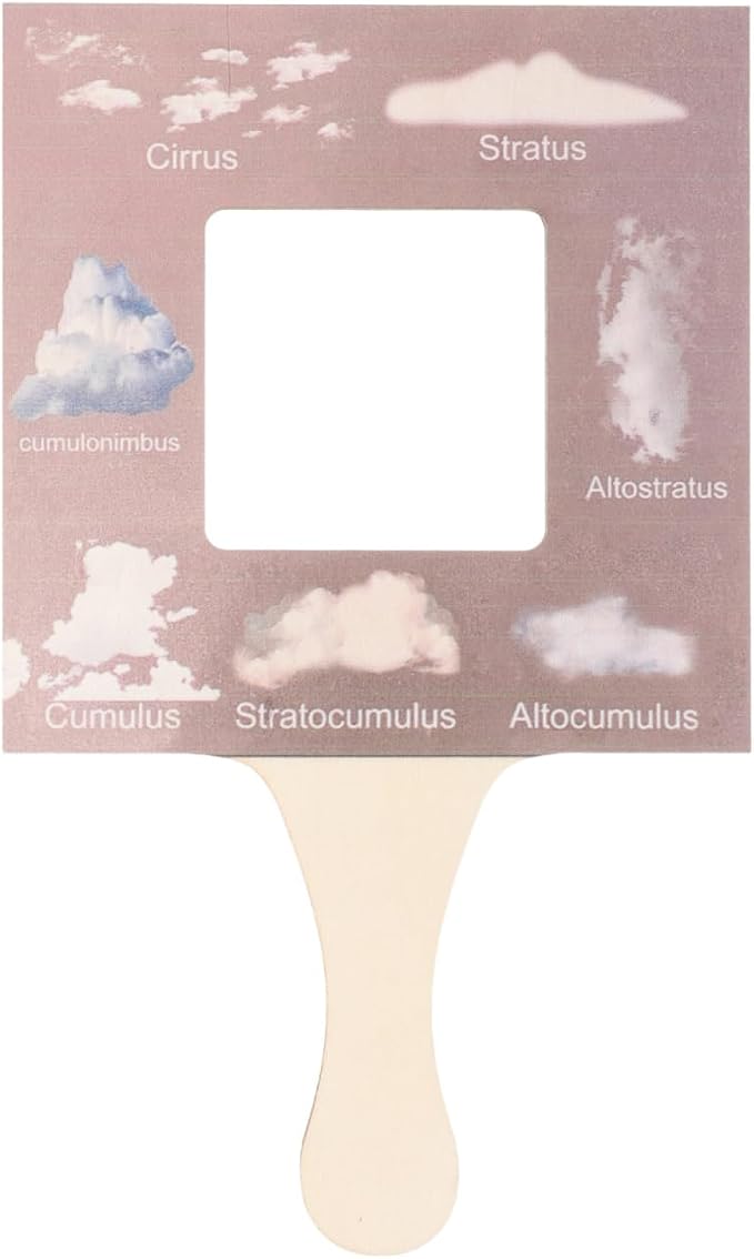 COHEALI Nature Guide Finder Viewer Outdoor Identification Guide Tool for Cloud Identification and Nature Photography Double-Sided Frame for Kids Exploration by COHEALI