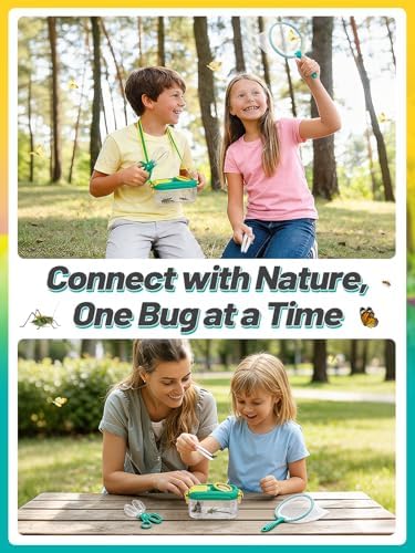 Biubee Bug Catcher for Kids, Bug Catching Kit Gifts with Butterfly Net Toys - Image 7