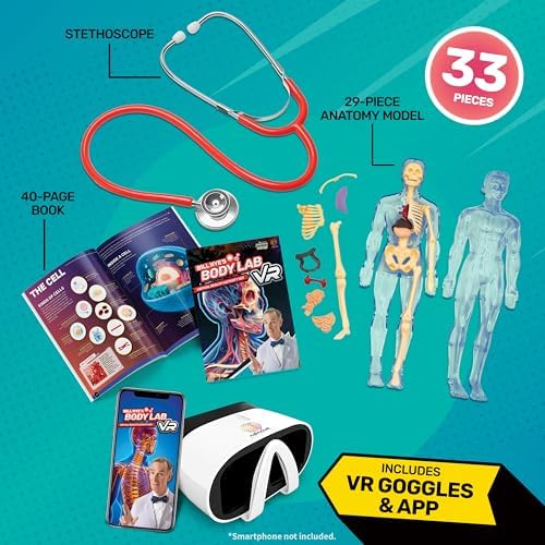 Abacus Brands Bill Nye's Science Squad Body Lab VR- Kids STEM Activity Set - Image 2