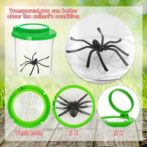 Insects Viewer for Kids, 2PCS Magnifying Insect Box Catcher Kit - Image 3