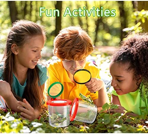 Insert Bug Viewer for Kids, 4PCS Magnifying Insect Box Bug Catcher Kit - Image 4
