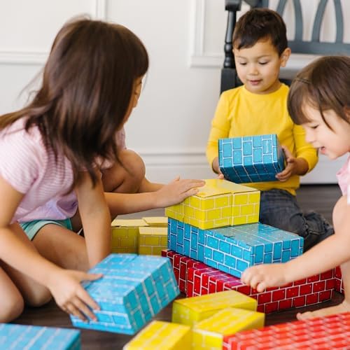 Melissa & Doug Jumbo Cardboard Blocks Building Set (40 pc) - Lightweight Building Toys and Montessori Toys for Toddlers and Preschool Learning Activities - Image 5