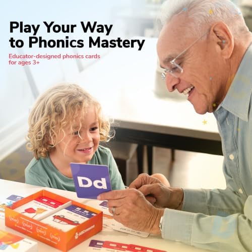 ABCmouse Alphabet and Phonics Flashcards for Kids Ages 3+, 86 Cards for Learning Letters and Sounds, Preschool and Kindergarten Reading Tools, Level 1: Beginner Series - Image 5