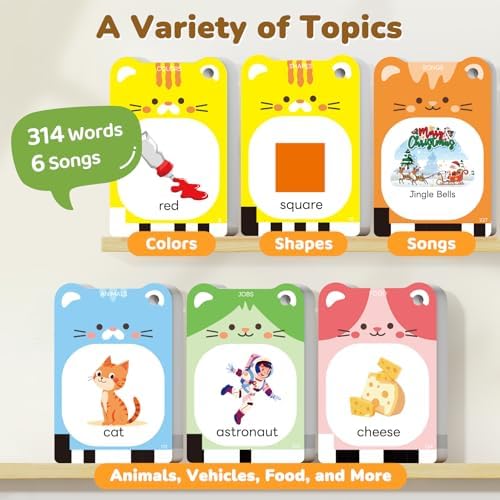 JoyCat Talking Flash Cards for Toddlers 3-5 - Image 5