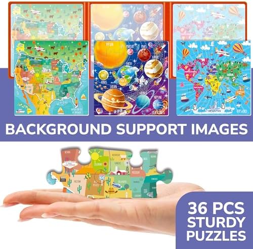 Magnetic Puzzles for Toddlers 3-5 - Kids Travel Toys for Boys and Girls - Image 4