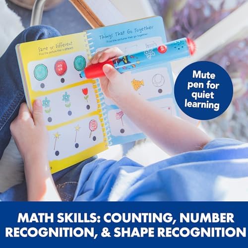 Educational Insights Hot Dots Pete The Cat Preschool Reading & Math Workbook - Preschool Workbooks with Interactive Pen, Homeschool Learning Books, Build Toddler Reading & Math Skills, Ages 4+ - Image 6