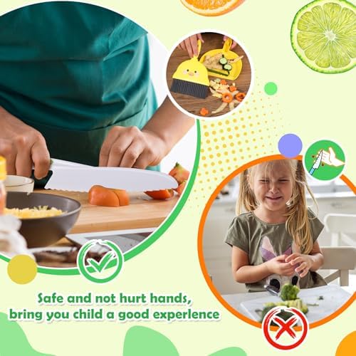 Kids Knife Set with Cutting Board, Toddler Knife 3+ Years Old Girls & Boys - Image 4