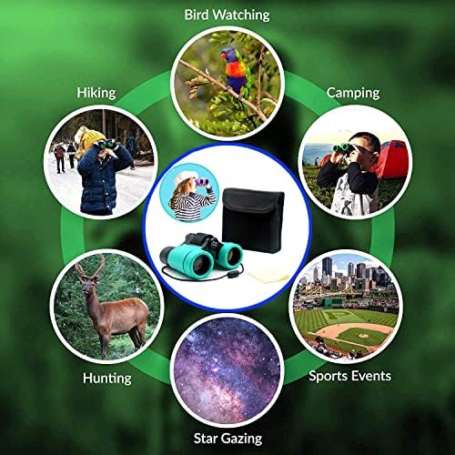 Kids Binoculars Ages 3-12 with Compass & Whistle - Image 6