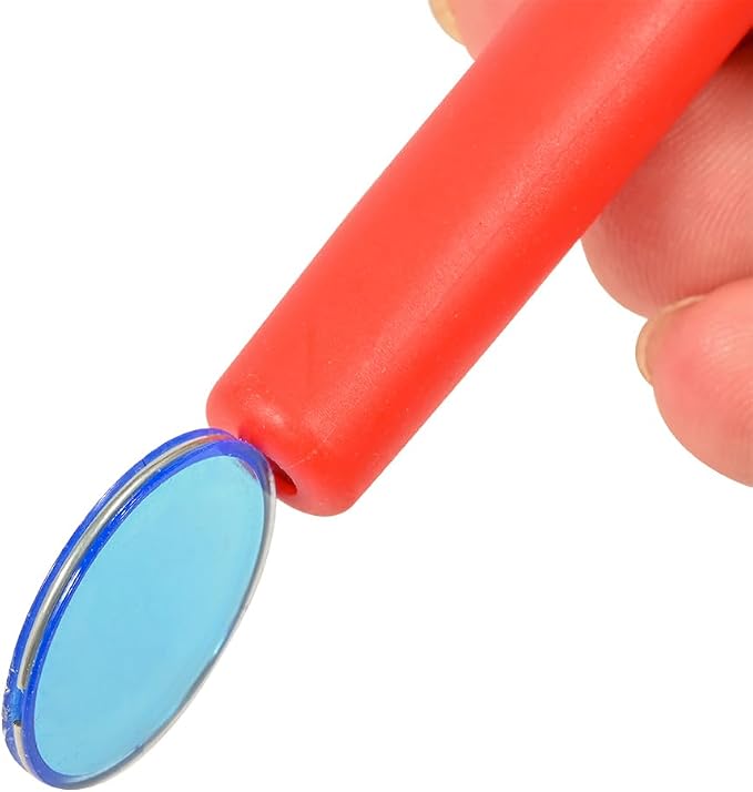 LEARNING ADVANTAGE Transparent Plastic Counters, Steel-Ringed, Set of 50 - Image 5