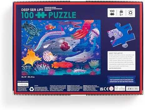 Mudpuppy - Deep Sea 100 Piece Jigsaw Puzzle for Kids - Image 3
