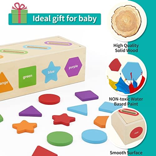 Montessori Toys for 1 2 3 Year Old, Color Sorting & Stacking Matching Toys - Image 6