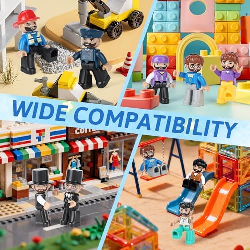 12PCS Large Magnetic People for Magnetic Tiles Compatible with Lego - Image 6