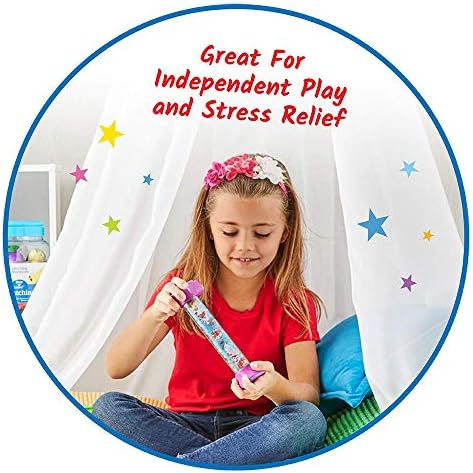 hand2mind Sensory Fidget Tubes, Sensory Toys, Travel Toys, Quiet Fidgets for Classroom, Calm Down Corner Supplies, Anxiety Relief Items for Kids, Toddler Stocking Stuffers, for Kids - Image 3