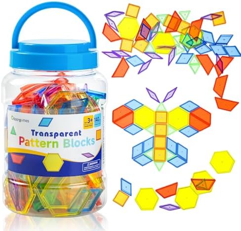 Mini Number Pops 11-20 – 140 Pcs Translucent Pattern Blocks - Educational Light Table Manipulatives and Accessories, Educational Number Matching Learning Toy for Toddlers - Image 6