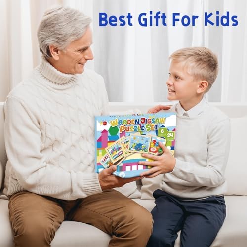 Montessori Wooden Puzzles for Toddlers 3-5, 6 Packs 24Pcs Solar System Learning Toys, Educational Preschool Puzzle Set, Toys for Kids Age 3 4 5 6 7 8, Birthday Gift for Boys Girls（Season） - Image 3