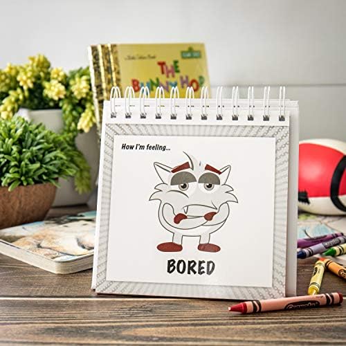 The Original Mood Flipbook for Kids; 20 Different Moods/Emotions; Autism; ADHD; Help Kids Identify Feelings and Make Positive Choices; Laminated Pages (Monster Flipbook) - Image 2