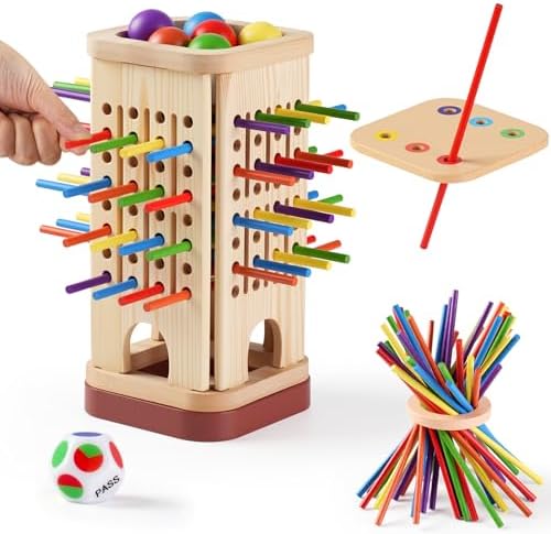Montessori Board Game for Kids 4-8, Educational Math Family Games by Pinshoon
