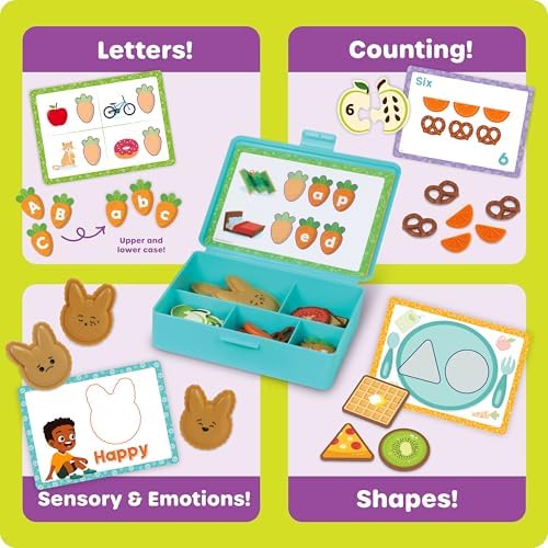 Learning Resources Let's Go Bento! Learning Activity Set - 78 Pieces, Ages 3+, Preschool Activities, Toddler Toys, Feelings and Emotions, Fine Motor Skills - Image 2