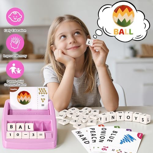 Montessori Matching Letter Game Toys for 3 4 5 Year Old Boy Girl Gifts Kids - Image 5