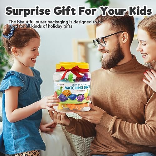 GKDOMS Montessori Matching Dinosaurs Snap and Pattern Match Learning Toy - Image 6