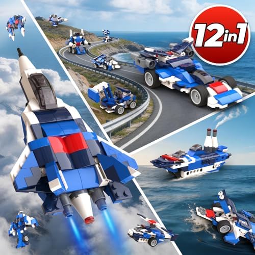 Apitor 12-in-1 STEM Building Blocks Kit for Kids Ages 4-8 139 Pcs - Image 2