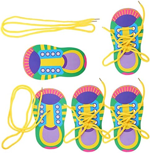 NUOBESTY Shoe Tie Practice for Kids Shoe Tying Practice Board Shoelace by NUOBESTY