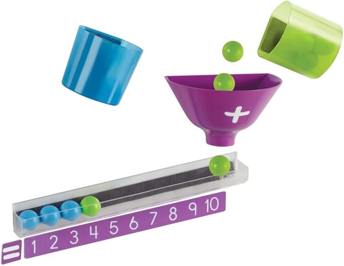 Learning Resources Magnetic Addition Machine, Math Games, Classroom Supplies, Homeschool Supplies, 26 Pieces, Ages 4+ by LearningResources