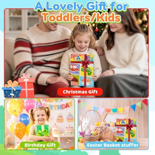 Tape Activity Books for Kids Ages 3-5, Airplane Travel Activities for Kid - Image 6
