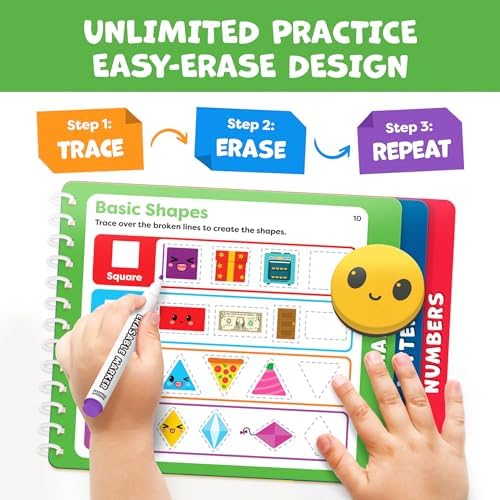 Tracing Books for Kids Ages 3-5 - Letter Tracing Activity Books for Kids Ages 3-5 - Preschool & Kindergarten Must Haves - Writing Practice & Learning Educational Toys for 3 Year Old - Image 4