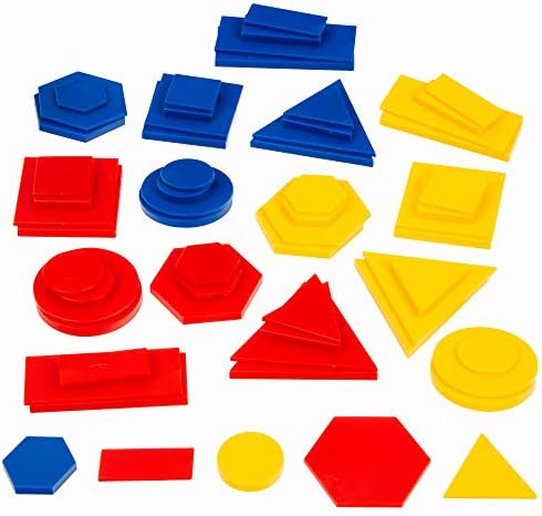 Kids First Math: Attribute Blocks Math Kit with Activity Cards | Develop Skills in Logical Thinking, Classifying, Comparing | Visual Hands-on Math for at-Home or Classroom Learning, Ages 3+ - Image 6