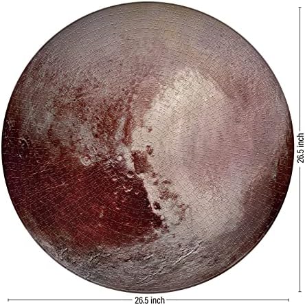 Antelope - 1000 Piece Jigsaw Puzzle for Adults, Pluto Space Puzzle, Planet Round Circle Puzzle, Solar System, High Resolution, Matte Finish, No Dust - Image 2