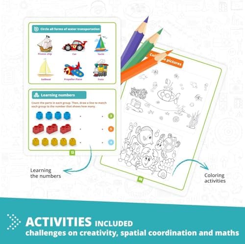 Engino STEAM Labs, Learning About Sea Adventures, STEAM Toys for Ages 3+, Building Blocks, STEM Project for Girls & Boys, Learning & Education Toys, Kindergarden Activities (5 Models) - Image 4