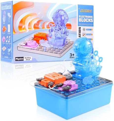 STEM Educational Toy Science Kits for Kids, Electric Bubble Machine, DIY Circuit Connections, Educational Fun Toy Gift for Children Boys Girls Ages 3 4 5 6 7 8 9 10 11 12 by WINGROWHK