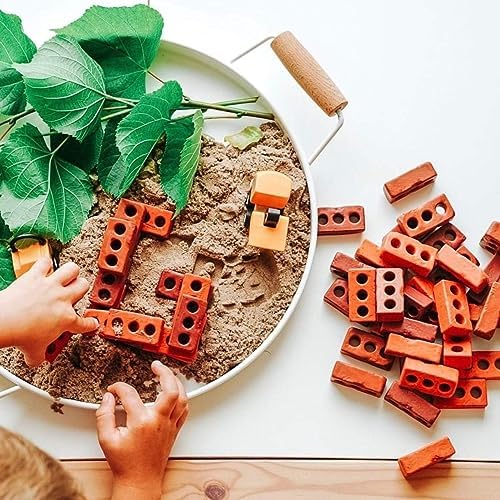 Guidecraft Little Bricks - 60 pc. Set: Builders Set for Construction and Stacking, Kids Educational Learning Toy - Image 6