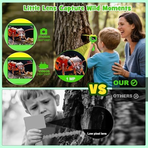Kids Borescope Camera with Light - HD Snake Endoscope Toy for Nature Exploration, STEM Educational Outdoor Toys, Easter Basket Stuffers Spring Gifts for 5 6 7 8 Year Old Boys & Girls - Image 2