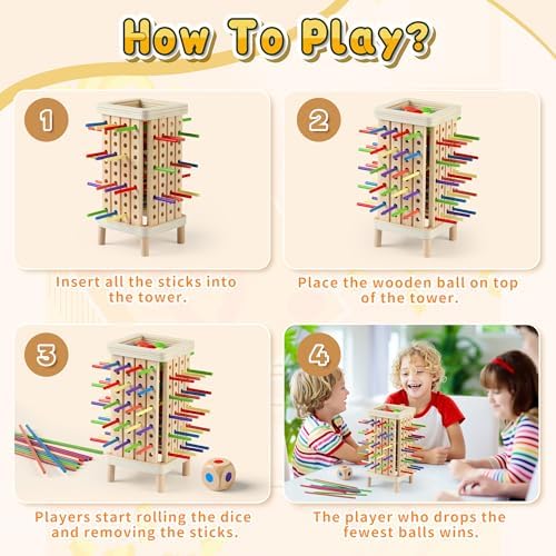 Montessori Board Game for Kids 4-8, Educational Math Family Games - Image 4