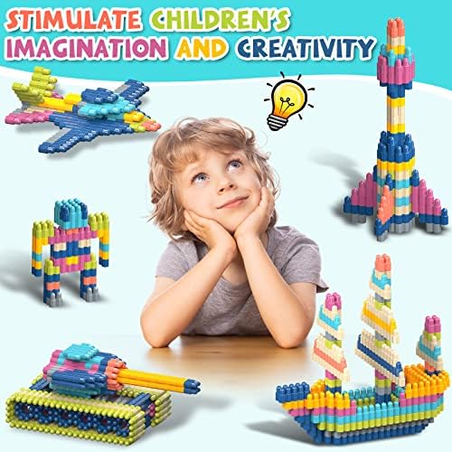 KODATEK 960 Pcs Building Toys, STEM Building Blocks Set for Kids Ages 4-8 - Image 5
