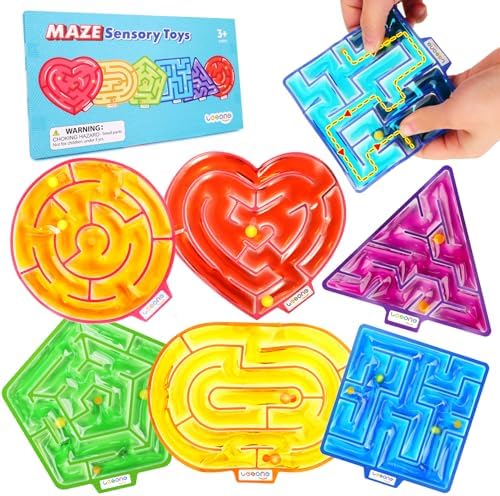 Sensory Fidget Toys for Children with Autism: Calming Gel-Filled Maze for Classroom and Home - Special Needs Sensory Toys for Kids Travel by LESONG