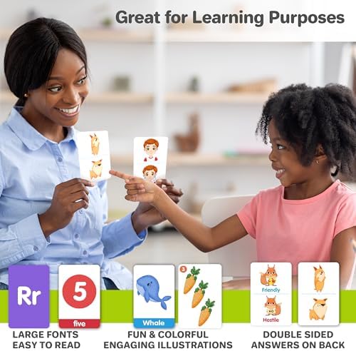 Flash Cards for Kids 1-3 — Learning Alphabet Flashcards for Kids 4-8 - Image 4