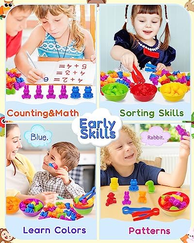 48 Pcs Counting Dinosaurs Toys for Kids 3-5, 4-8, Montessori Learning Toys - Image 3