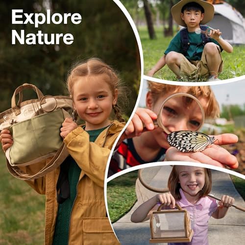 ROBUD Bug Catcher for Kids, Bug Catcher Kit with Bag Kit, Outdoor Exploration Set for Camping, Montessroi Toy for Kids Coming Closer to Nature，WRP07 - Image 4