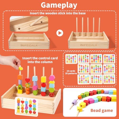 INIFEIDALA Montessori Toys for 3 4 5 Year Old,Gifts for Toddlers - Image 5