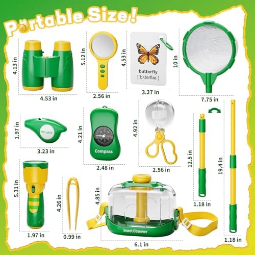 Kids Bug Catcher Kit Outdoor Explorer Set Educational Nature Toy Ages 3-12 - Image 7
