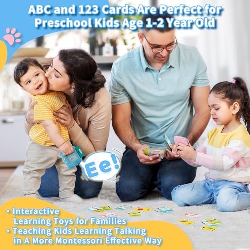 Aullsaty Toddler Toys Bilingual English and Spanish Talking Flash Cards for 1 2 3 4 5 6 Year Old Boys and Girls, Autism Sensory Toys for Autistic Children, Learning Educational Speech 250 Sight Words - Image 5