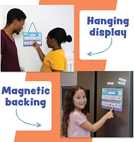 Today's Activities Daily Routine Visual Timetable Magnetic Tile Chart for Children - Image 5
