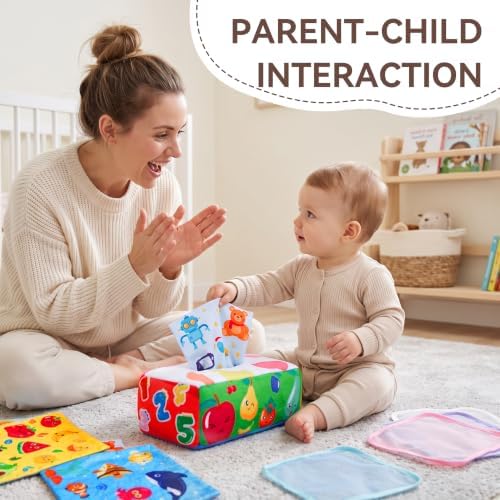 Yeeeasy Baby Tissue Box Toy, Montessori Sensory Toy for Boys&Girls - Image 5