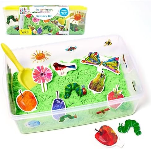 Creativity for Kids The Very Hungry Caterpillar Sensory Bin - Toddler Sensory Toys from The World of Eric Carle Books, Preschool Learning Activities and Fine Motor Toys for Toddlers (Ages 3+) by CreativityforKids